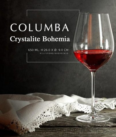 Чаши за Вино 650мл, Columba Bohemia