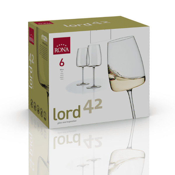 Чаша за вино Rona Lord 7023 420ml, 6 броя 5 Чаши за Вино